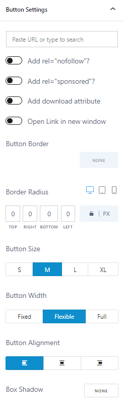 AffiliateX Button block Setting