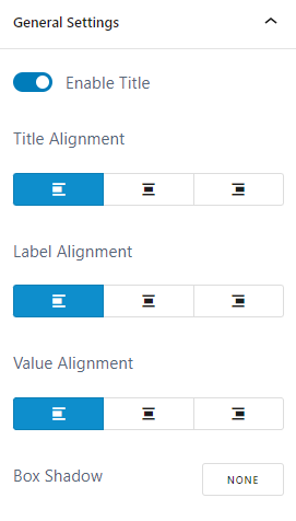 AffiliateX Specifications Block Setting