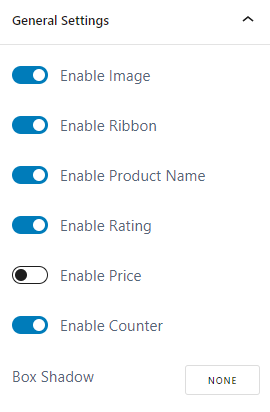 AffiliateX Product Table block Setting