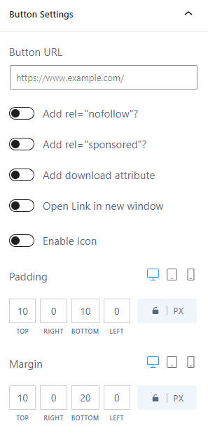 AffiliateX Single Product Pros and Cons block Setting