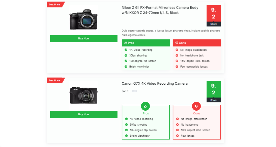 AffiliateX Single Product Pros & Cons