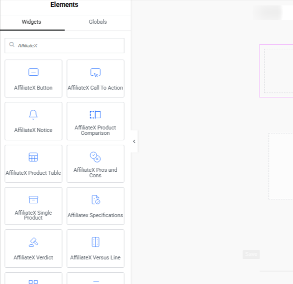How to Use AffiliateX Blocks Within Elementor