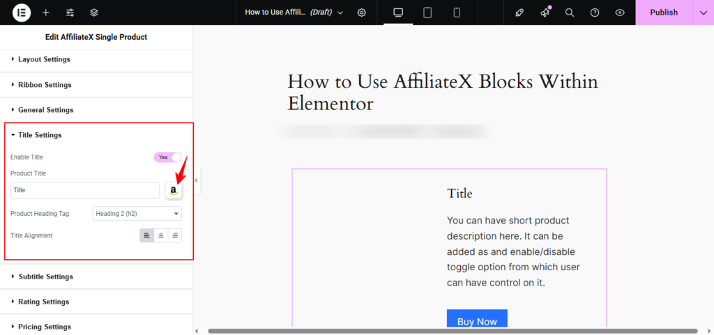 How to use Amazon API with Elementor