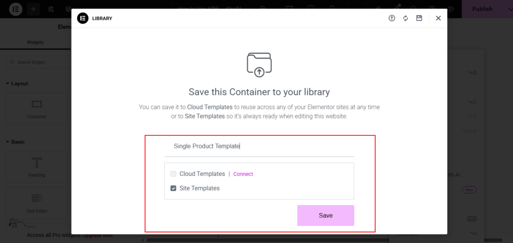 How to create AffiliateX block template
