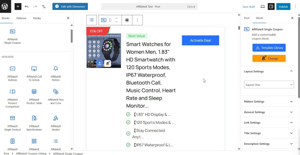 Best Amazon Affiliate Plugin for WordPress AffiliateX