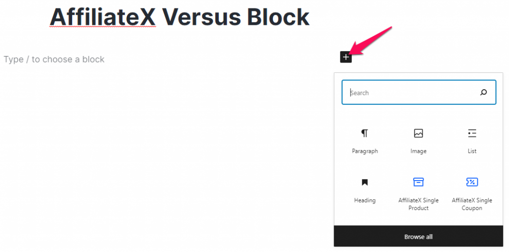 AffiliateX Versus