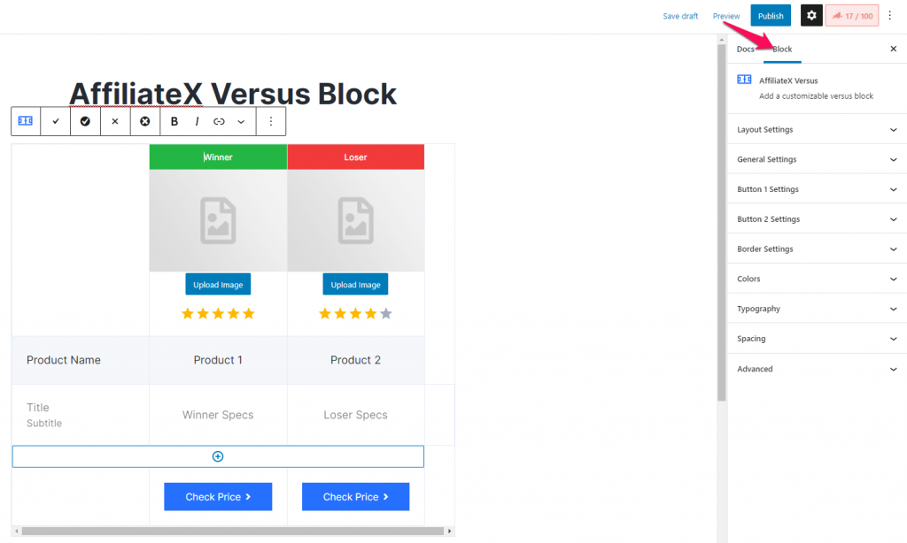 AffiliateX Versus