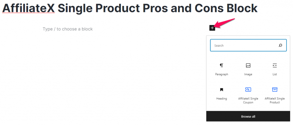AffiliateX Single Product Pros and Cons