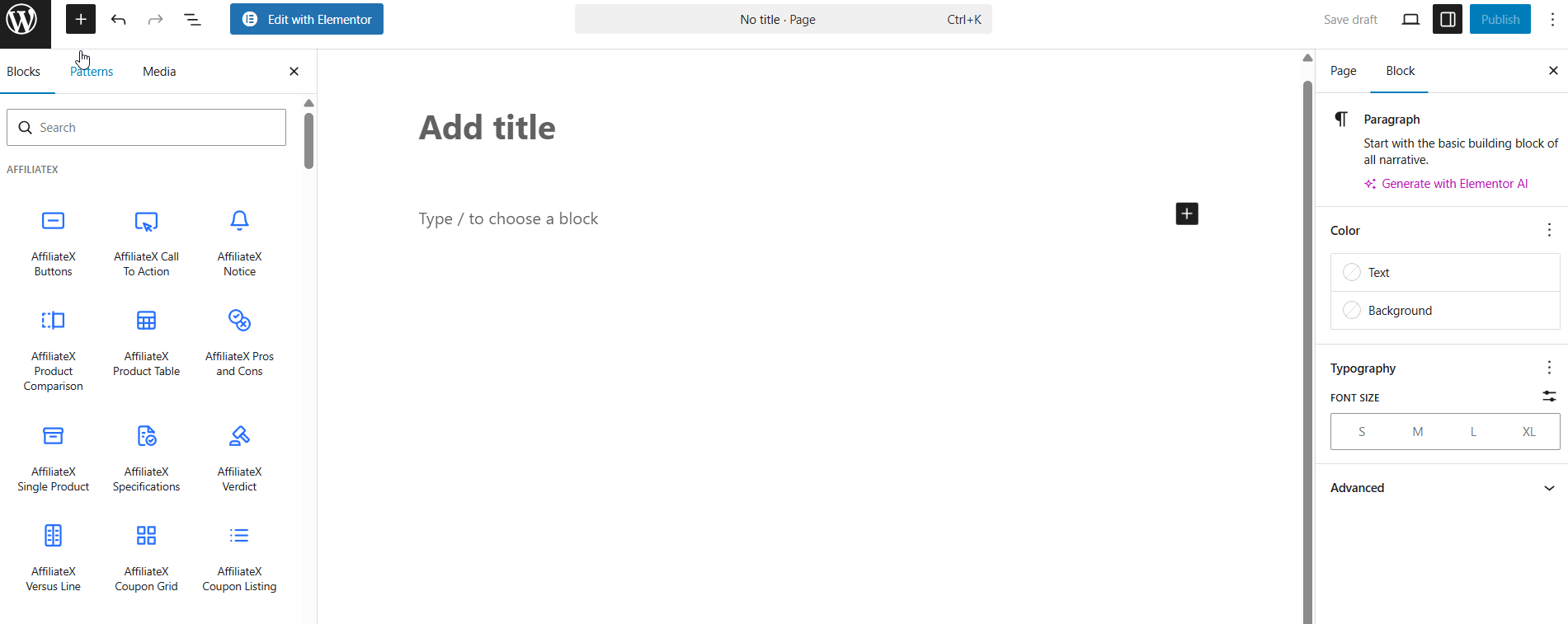 How to Create AffiliateX Block Pattern (Reusable Block)