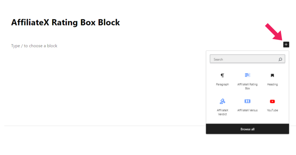 AffiliateX Rating Box
