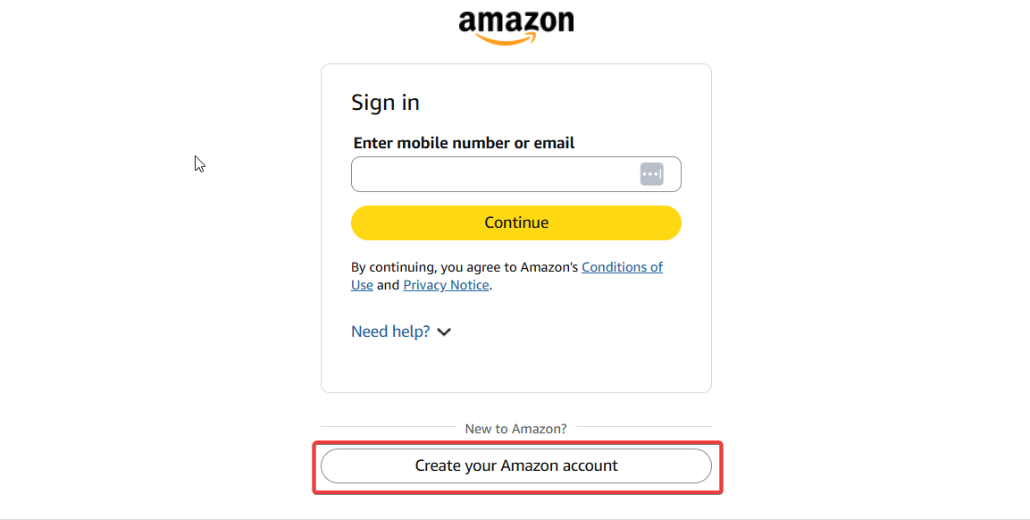 Sign Up for Amazon API