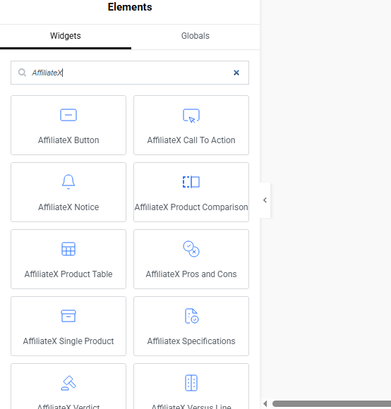 How to Reuse AffiliateX Blocks in Elementor Editor Templates