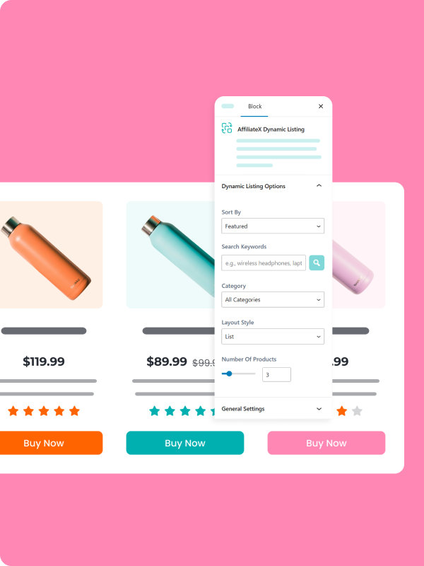 Dynamic Listing