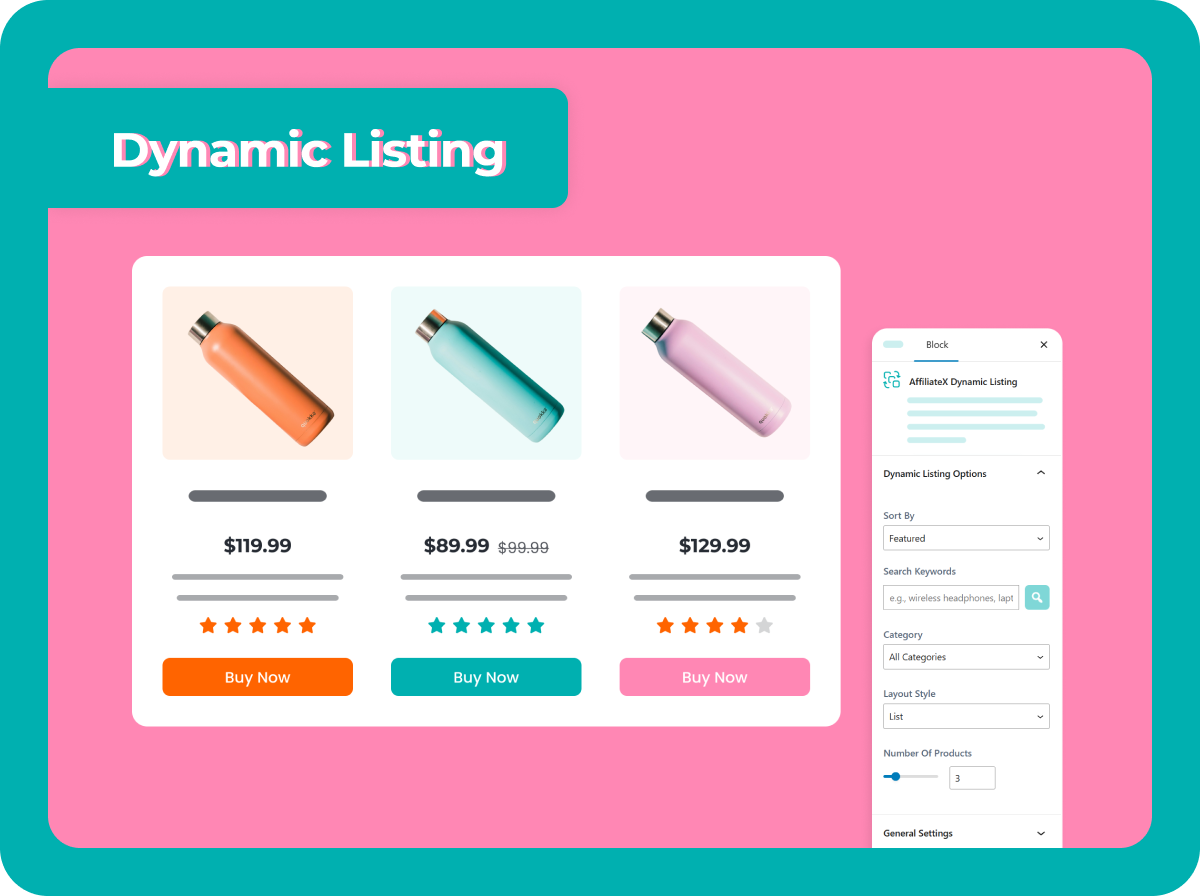 Dynamic Listing