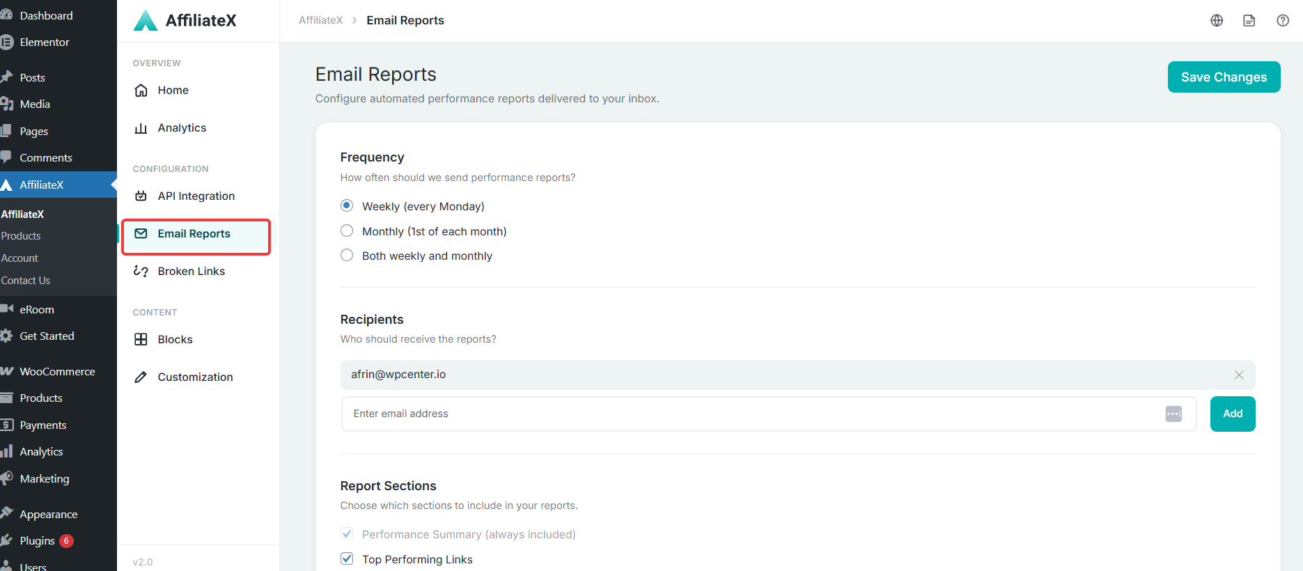 How to Get AffiliateX Email Reports