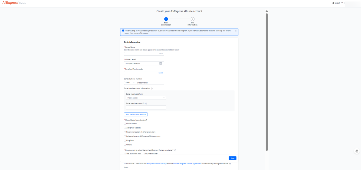 AffiliateX AliExpress Integration